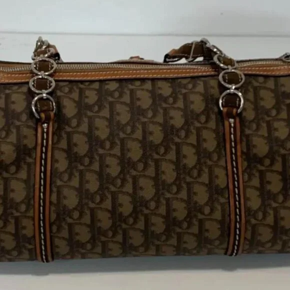 Vintage Dior Brown Trotter Bag - Picture 3 of 8
